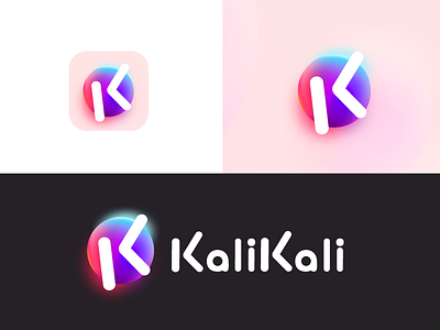 Kalikali Logo branding cool colors design font icon app identity logo star