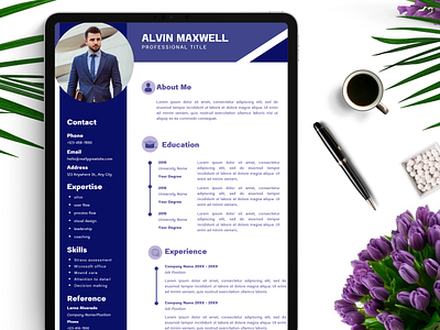 Alvin Maxwell Resume Template