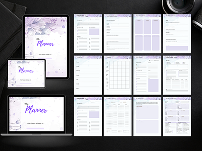 Agent Planner Template - My Planner 2023 branding curriculum vitae design graphic design illustration new year planner reminder resume self template work