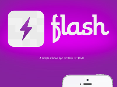 Flash // Infographic app icon interface ios iphone minimalist mobile purple seempl studio simple simplicity ui ux