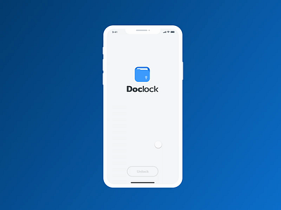 Doclock | Code app design design app freelance interface iphone mobile paris seempl studio ui ux
