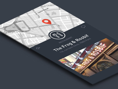 Places // Single Place app icon interface ios iphone menu mobile seempl studio ui ux