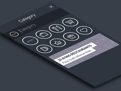 Places // Category app icon interface ios iphone menu mobile seempl studio ui ux