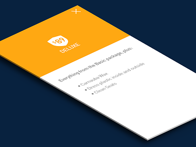 Washos // Services app flat design freelance interface ios mobile paris seempl studio ui ux