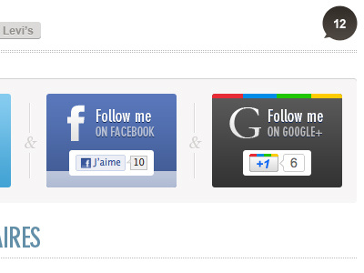 buzz et cie. // Share on Twitter, Facebook, Google+ facebook google twitter wedesign