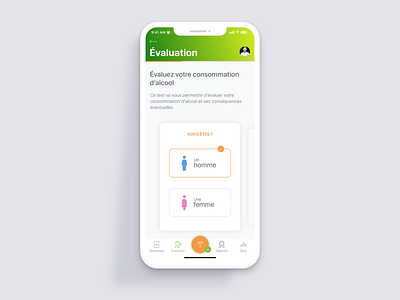 Alcool Info Service // Évaluation app freelance interface ios iphone mobile paris seempl studio ui ux