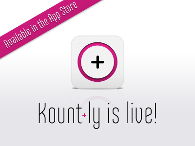 Kount.ly is live! app interface ios iphone mobile seempl studio ui
