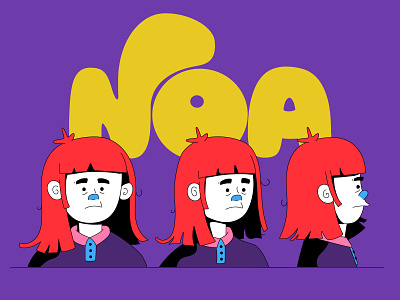 Noa Personaje 2d character character design characters design diseño diseño de personaje illustration illustrator logo noa personaje photoshop ui vector