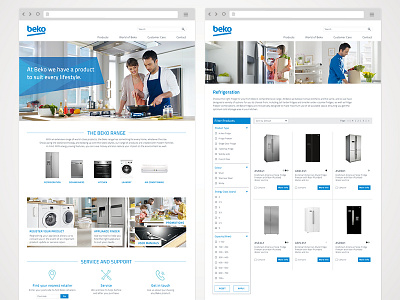 Beko digital design web design