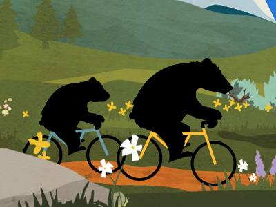 Bicycling Bears