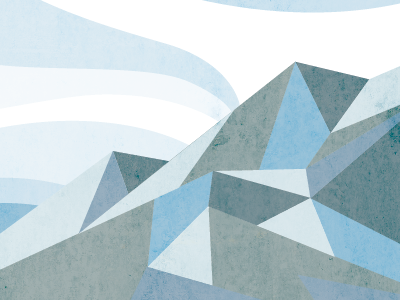 Cubist Mountain cubist geometric illustration mountain