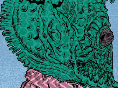 Zreedo alien greedo illustration ink scifi space star wars ufo