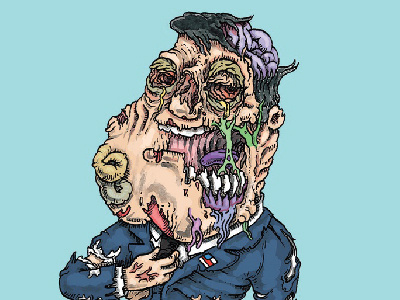 American Zombie Dad american horror the walking dead undead zombie american dad