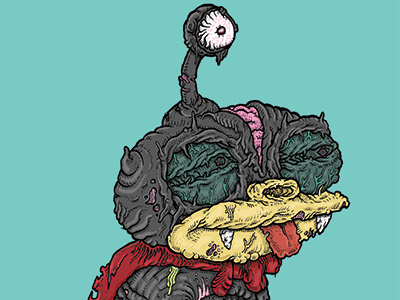Zibbler zombie undead cyclops alien futurama