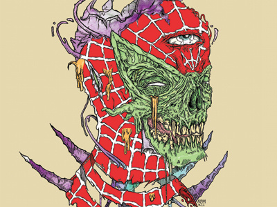 Spider Sense comic book comics illustration spiderman zombie