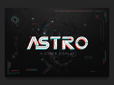 Astro amazing astro cyber display dribbbble font futuristic layered otf popular robot typography
