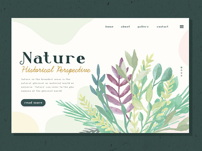Nature Landing Page