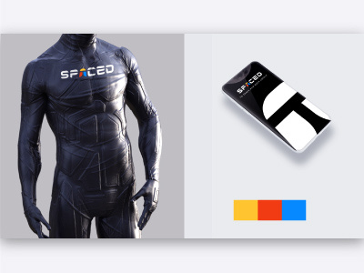 Branding Mock Ups for SPACED Logo branding challenge dann mockup petty spaced