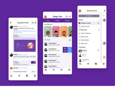 DesignGost - Mentoring App 3d app design ios iphone mentoring mobile ui uidesign ux