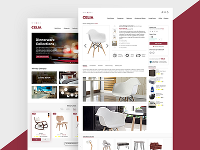 Celia E-Commerce Webdesign