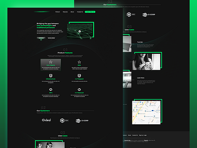 Blockchain Website blockchain landing page typography ui ui design 2018 uiux ux webdesign website