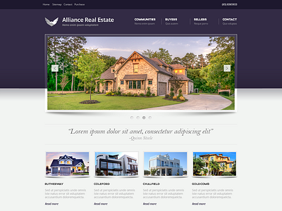 Real Estate Website Template 960 grid css design house selling html5 htmlcss landing page real esate real estate website ui ui ux web website website template wordpress