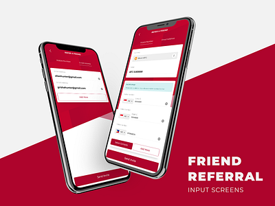 Friend Referral Page app crypto crypto app cryptocurrency mobile app ui uidesign uiux ux wallet app