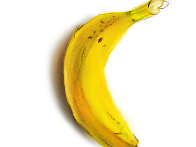 Banana design digital painting illustration