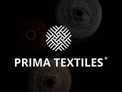 Prima Textile Logo branding logo design visual identity