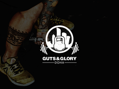 Guts n Glory Logo design brand identity branding crossfit logo design