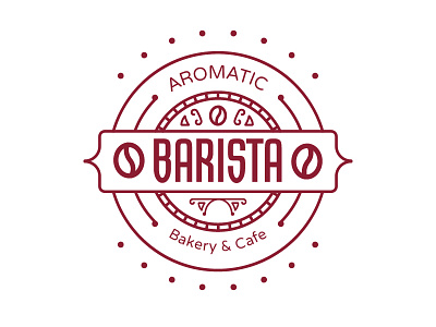 Barista Cafe Logo Design brand identity branding cafe coffee design logo logo design visual design visual identity