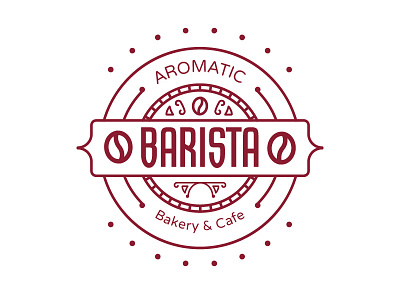 Barista Cafe Logo Design