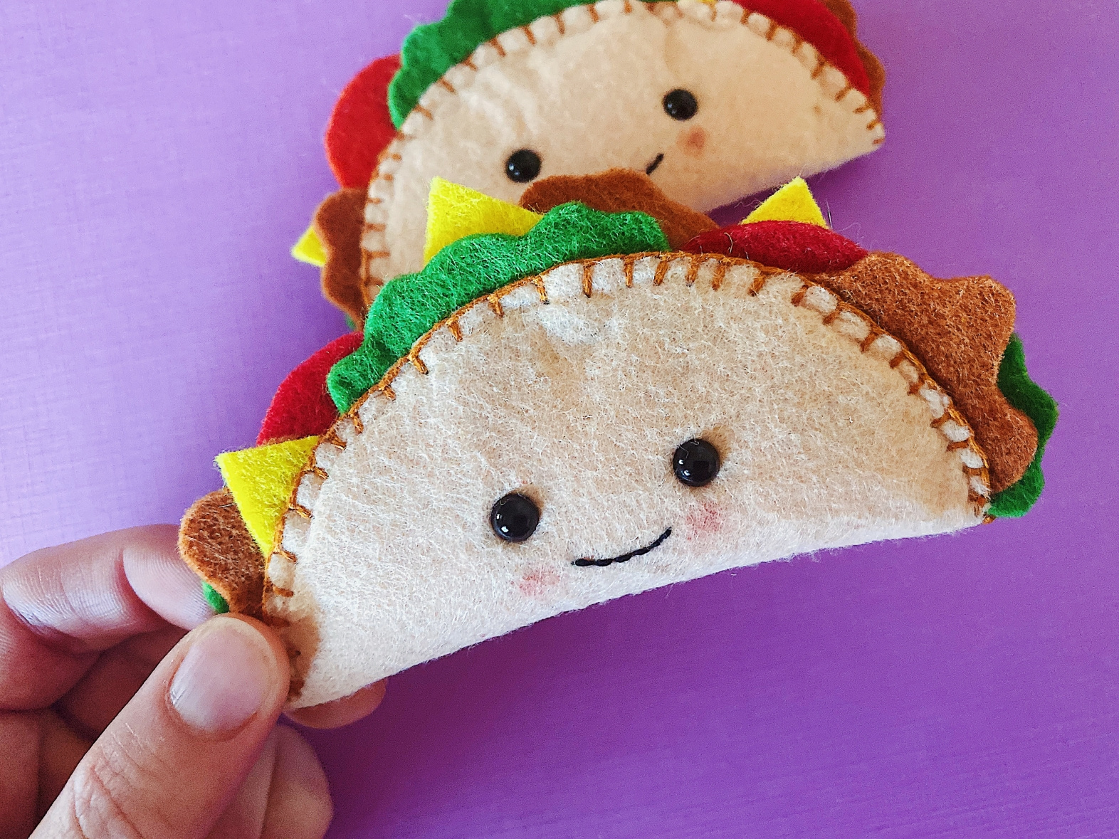 Taco Plushies by Stefanie Landes on Dribbble