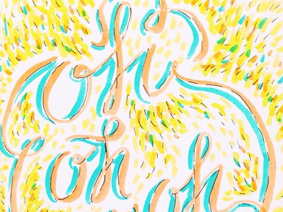It's Magic You Know design drawing elo faber castell hand done type handdrawn handlettered music sketch type typography