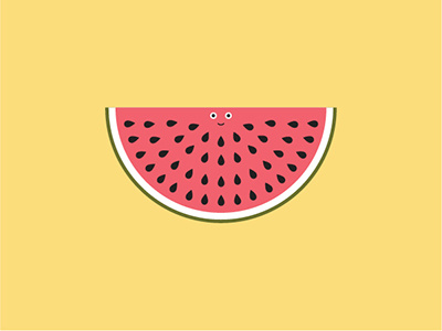 Waltermelon design food fun graphic graphic design illustration watermelon whimsical young