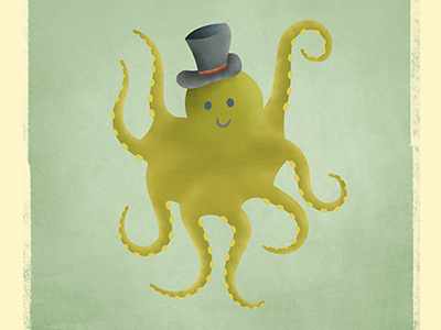Octopus Fun animal dapper design fun graphic graphic design illustration octopus whimsical young