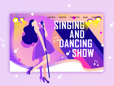 Sing and dancing show