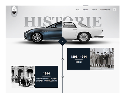 Maserati club website cars clean maserati responsive ui ux webdesign webdesigners webdeveloper website