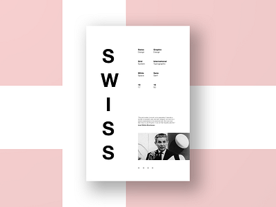 Swiss Design Poster 2017 clean design grid international minimal poster simple swiss type typography