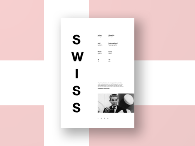 Swiss Design Poster By Daniel MacDonald Swiss Design Poster By Daniel MacDonald