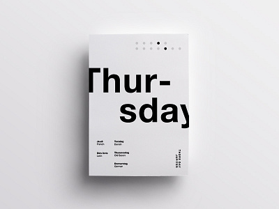 4/7 One Week in Type clean daily design helvetica layout minimal poster swiss type typography