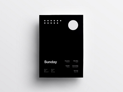 7/7 One Week in Type clean daily design helvetica layout minimal poster swiss type typography