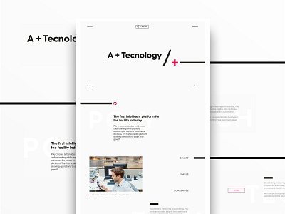AAC - Homepage concept brand branding clean design minimal minimalism typography ui ux web white