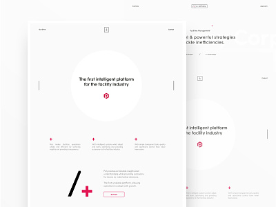 AAC - Page Content brand branding clean design minimal minimalism typography ui ux web white