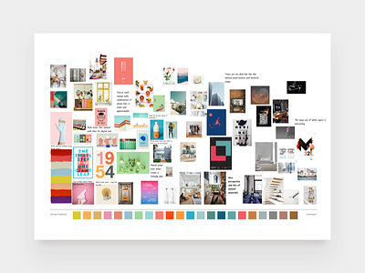 Loft - Colours brand branding clean colors colours design exploration minimal minimalism process