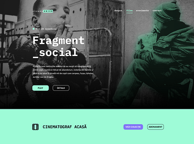 cinema union homepage design cazacioc cinema design figma movie netflix website