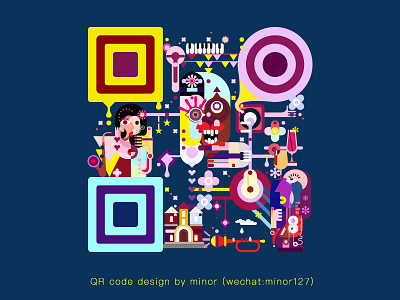 Art QR code design