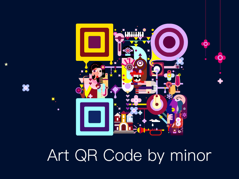 Art QR Code Design art design illustration qrcode