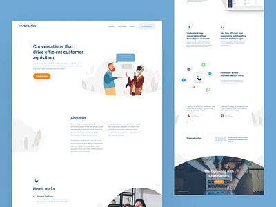 Chatmantics — Landing page