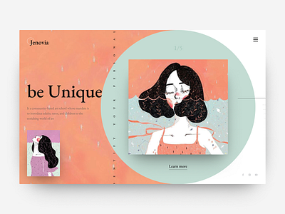 Janovia — Art school landing page